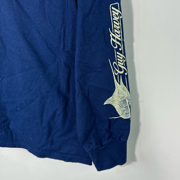 Guy Harvey Navy Long Sleeve T-Shirt - Picture 4 of 5